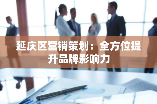 延庆区营销策划：全方位提升品牌影响力