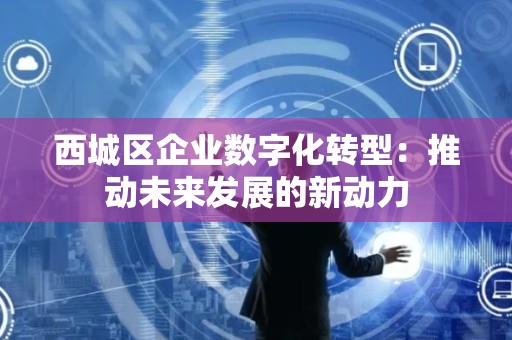 西城区企业数字化转型：推动未来发展的新动力