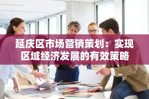延庆区市场营销策划：实现区域经济发展的有效策略